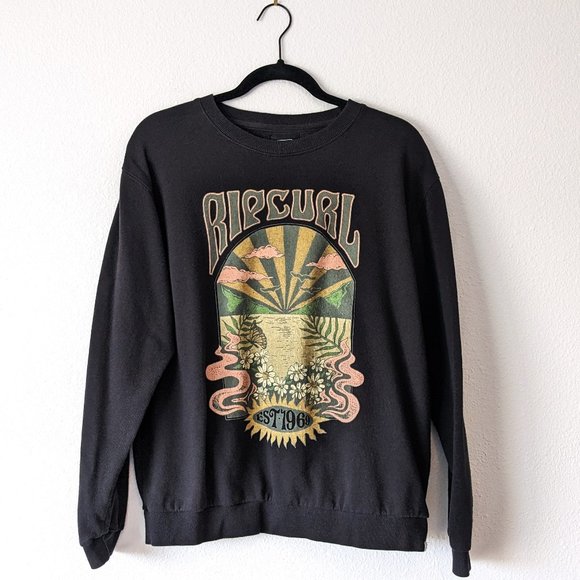 RIP CURL Cosmic Wanderer Crew Sz SM - Picture 2 of 12